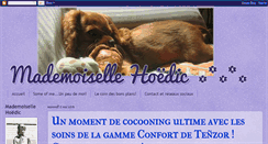 Desktop Screenshot of mademoisellehoedic.com