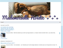 Tablet Screenshot of mademoisellehoedic.com